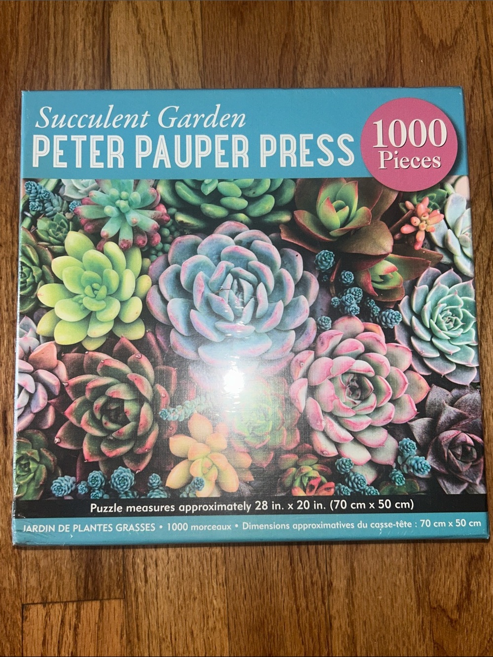 Succulent Garden 1,000 Piece Jigsaw Puzzle Sealed - Adult Puzzle NWT